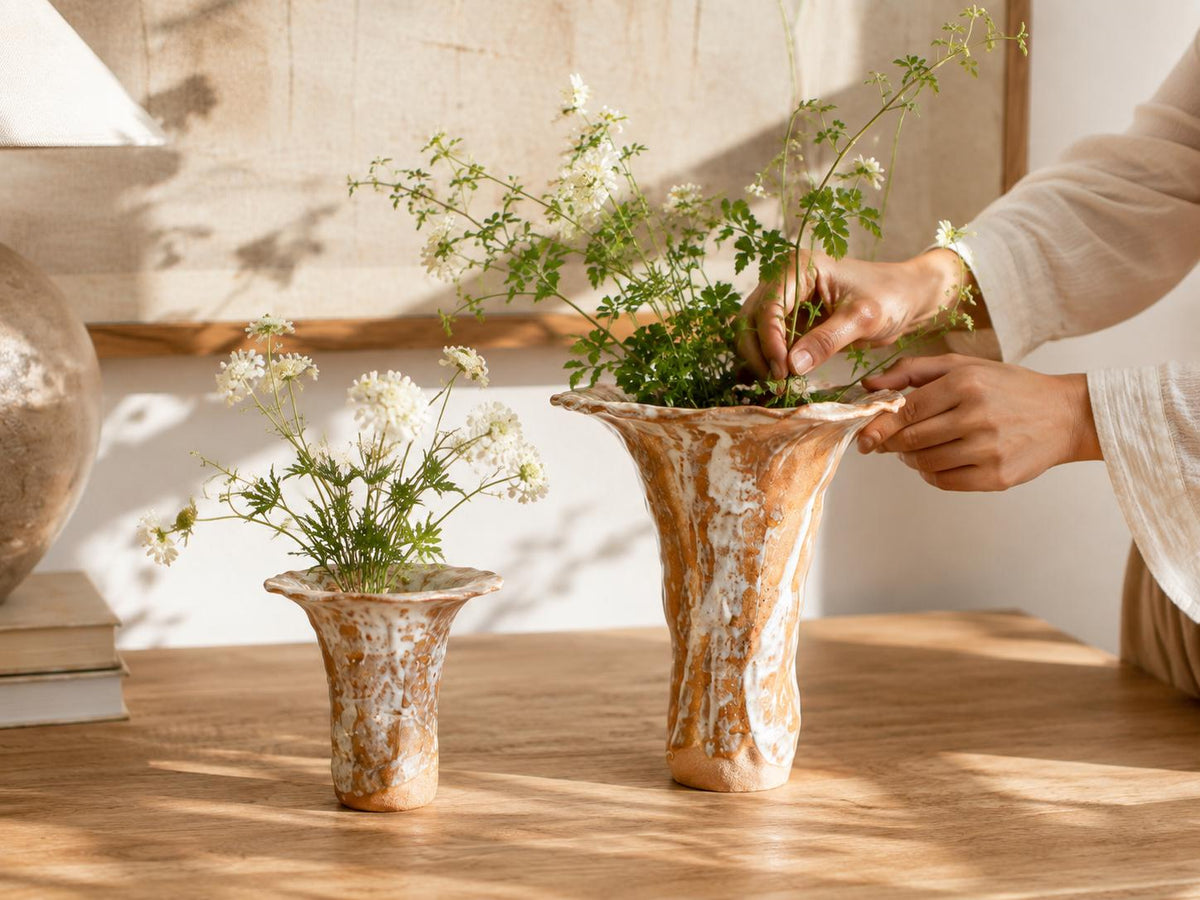 Handmade Mushroom Ceramic Vase product photo 6