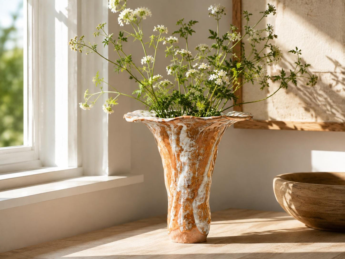 Handmade Mushroom Ceramic Vase product photo 5