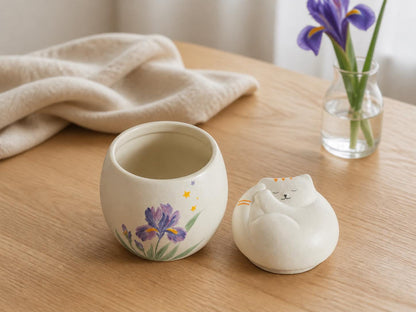 Flower Cat Memorial Urn product photo 7