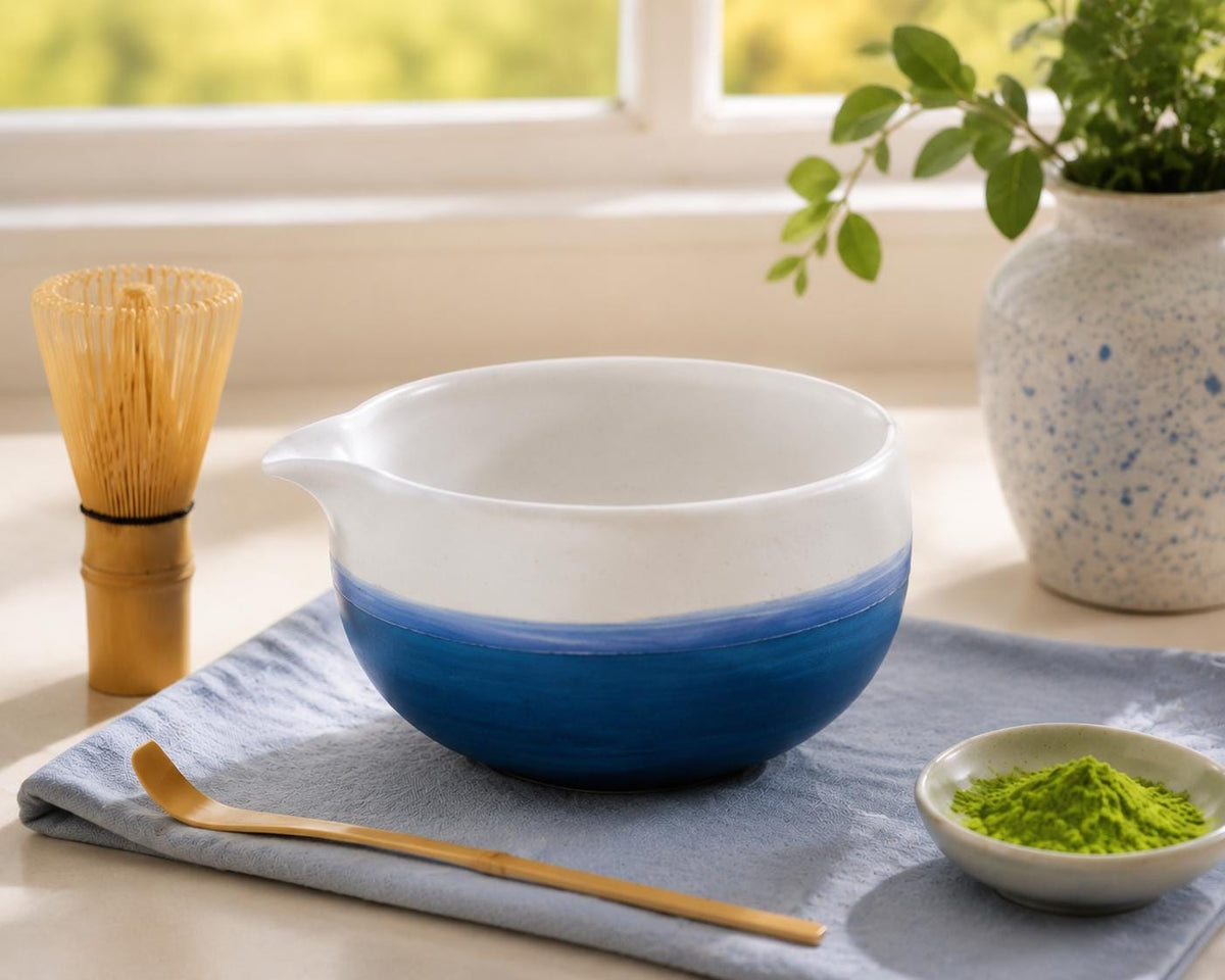 Sky Blue Matcha Bowl Set product photo 2