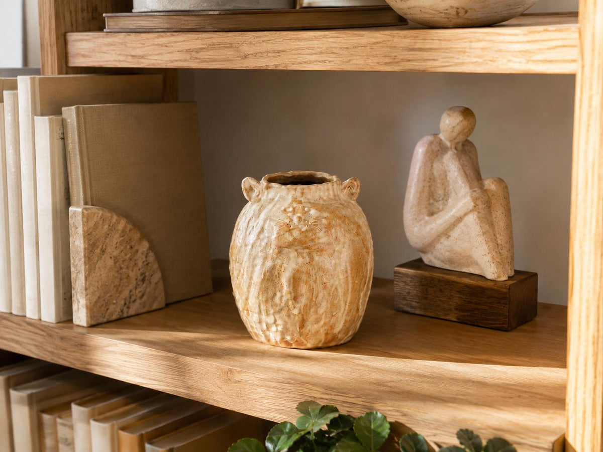 Handmade Ceramic Cat Vase product photo 4
