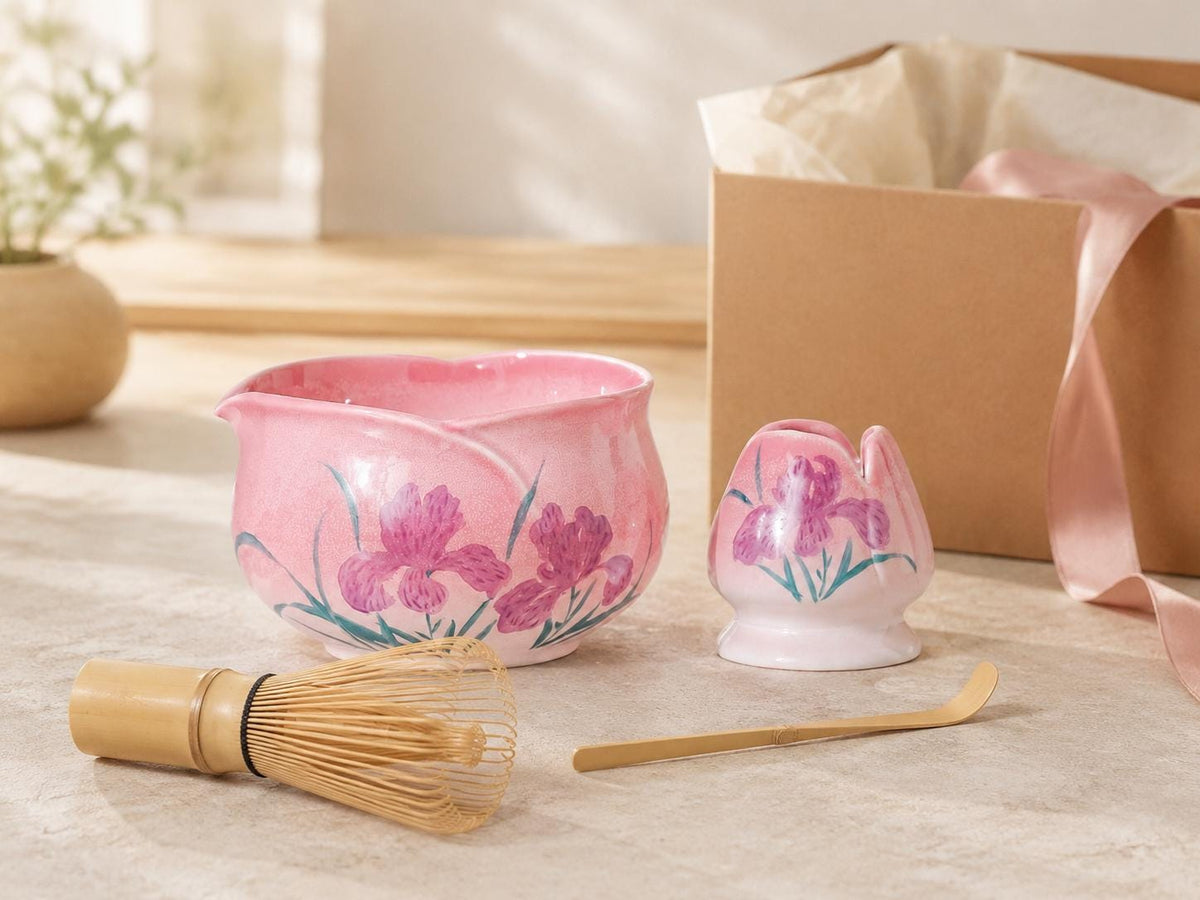 Hand-Painted Matcha Bowl Set product photo 7