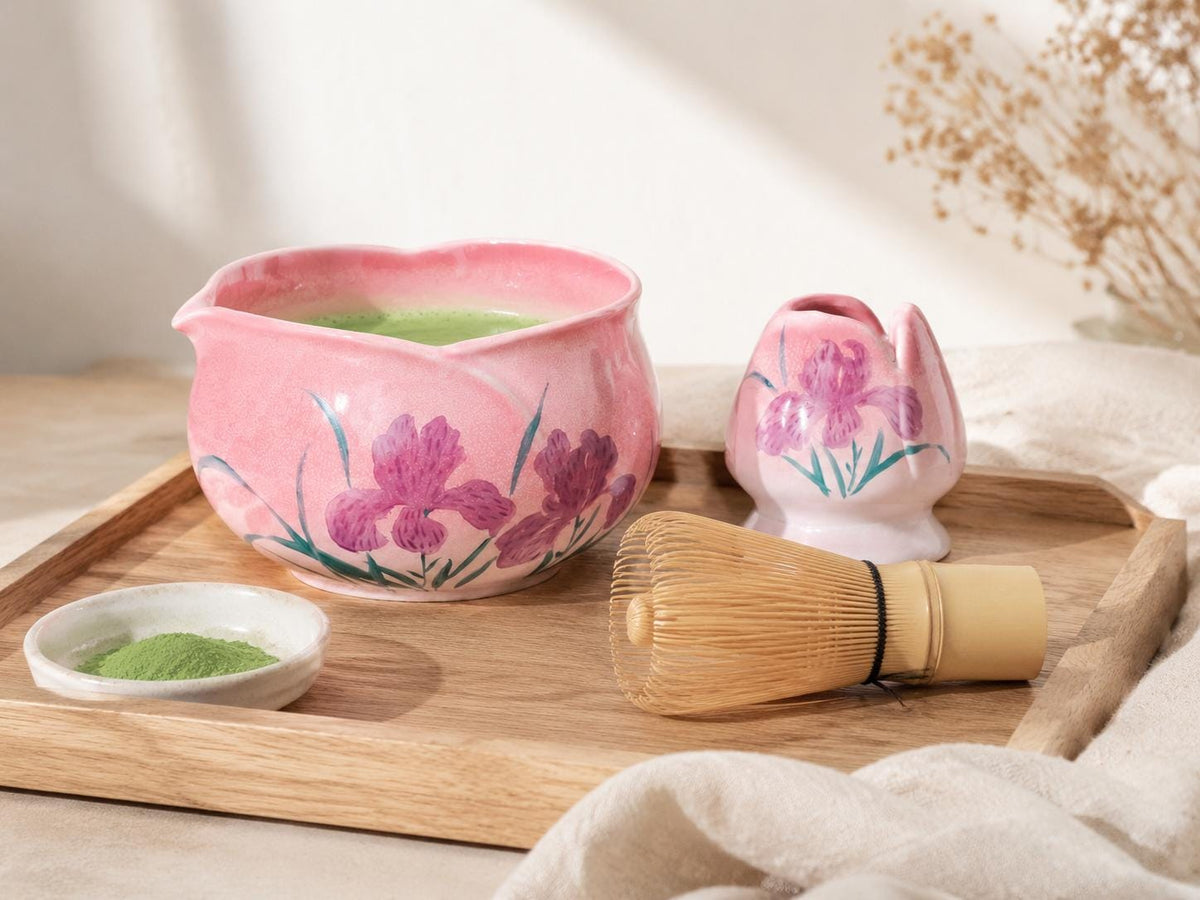 Hand-Painted Matcha Bowl Set product photo 6