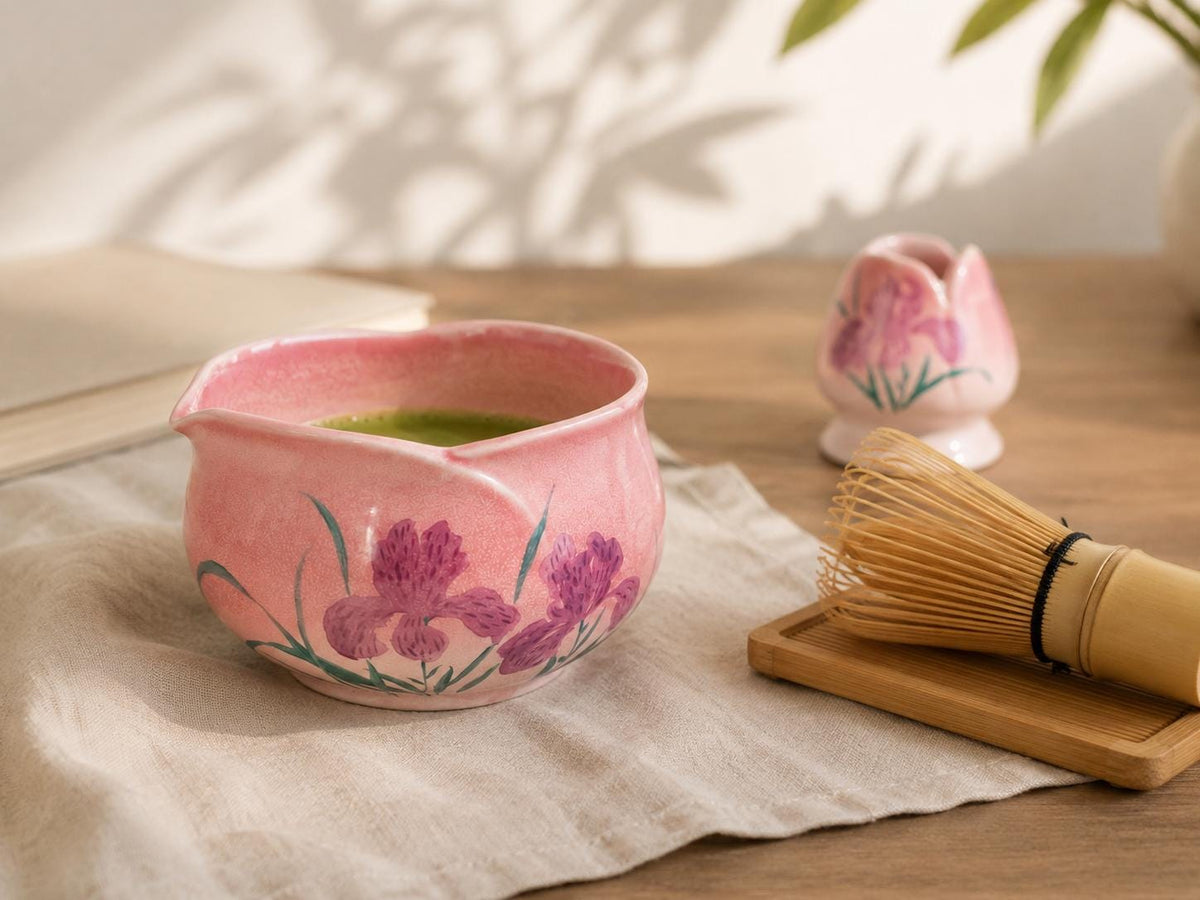 Hand-Painted Matcha Bowl Set product photo 8