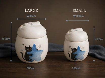 Blue Star Cat Memorial Urn product photo 1