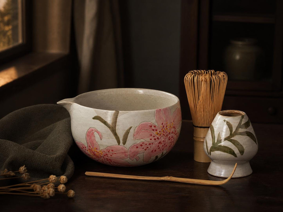 Pink Lily Matcha Bowl Set product photo 2
