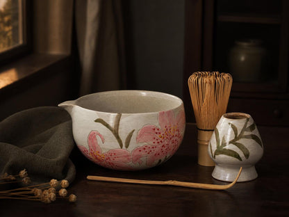 Pink Lily Matcha Bowl Set product photo 2