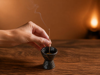 Black Ceramic Incense Burner product photo 5