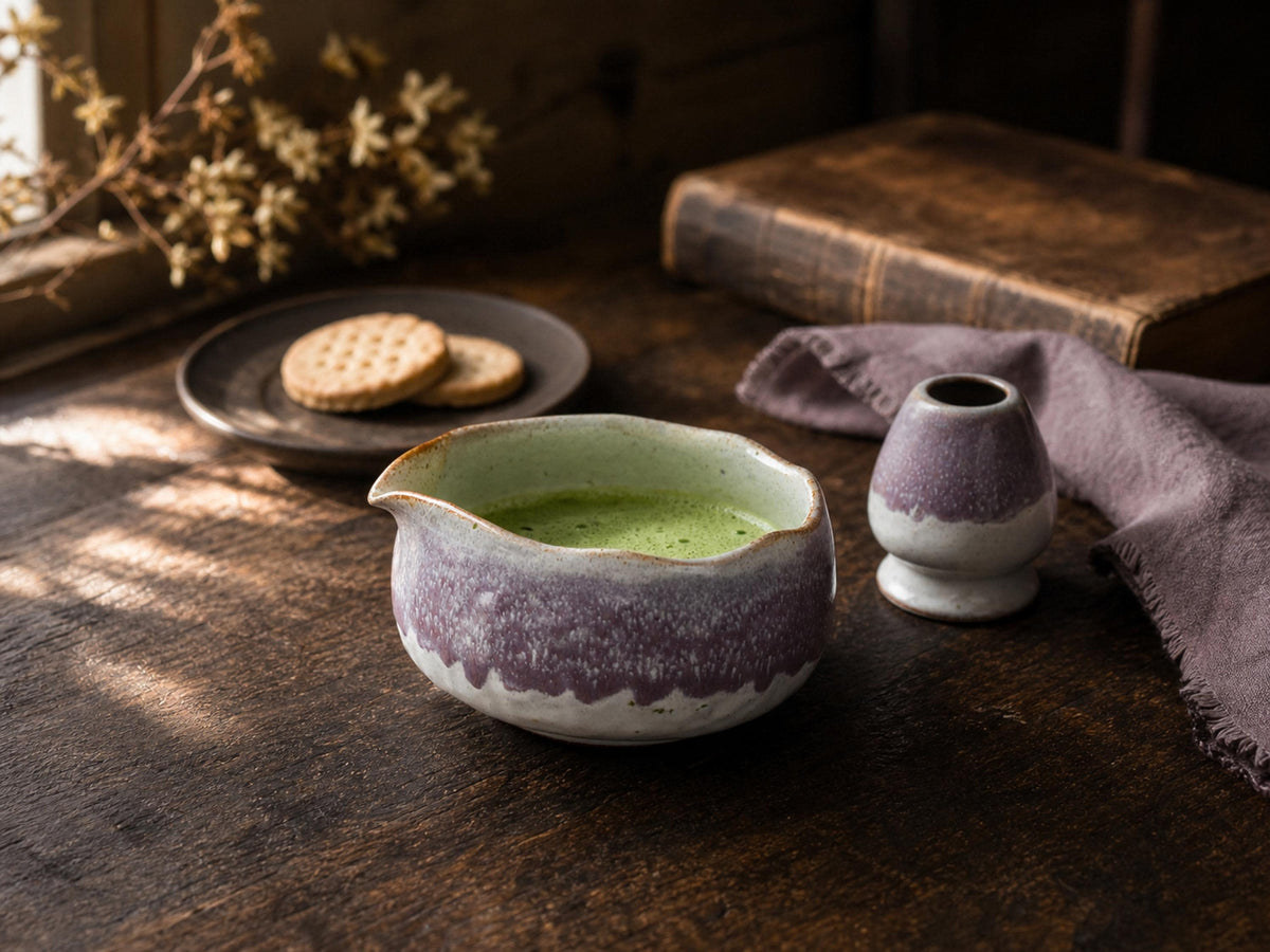 Lavender Matcha Bowl Set product photo 7