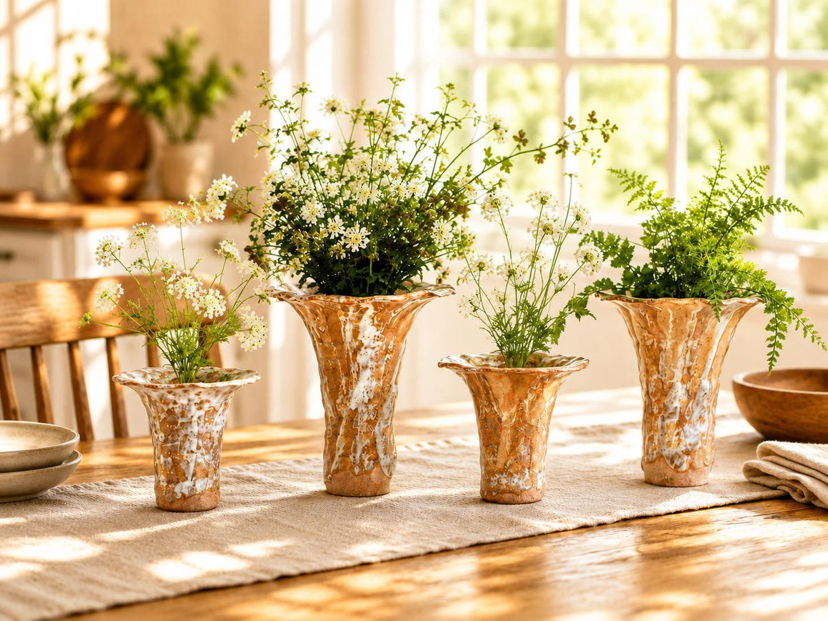 Handmade Mushroom Ceramic Vase product photo 1