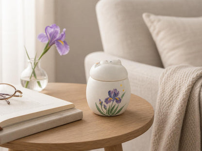 Flower Cat Memorial Urn product photo 4