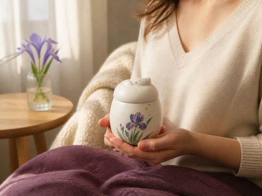 Flower Cat Memorial Urn product photo 8