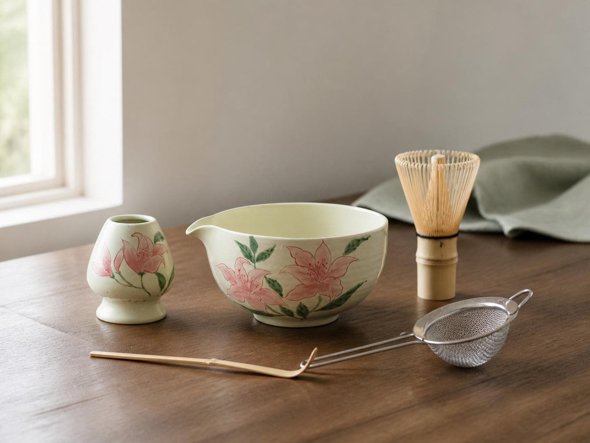 Pink Lily Matcha Bowl Set product photo 3