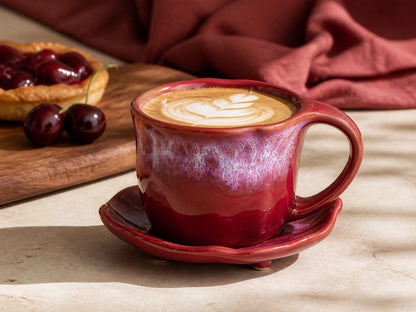 Ceramic Coffee Cup and Saucer product photo 2