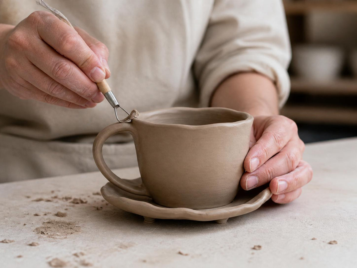 Ceramic Coffee Cup and Saucer product photo 6