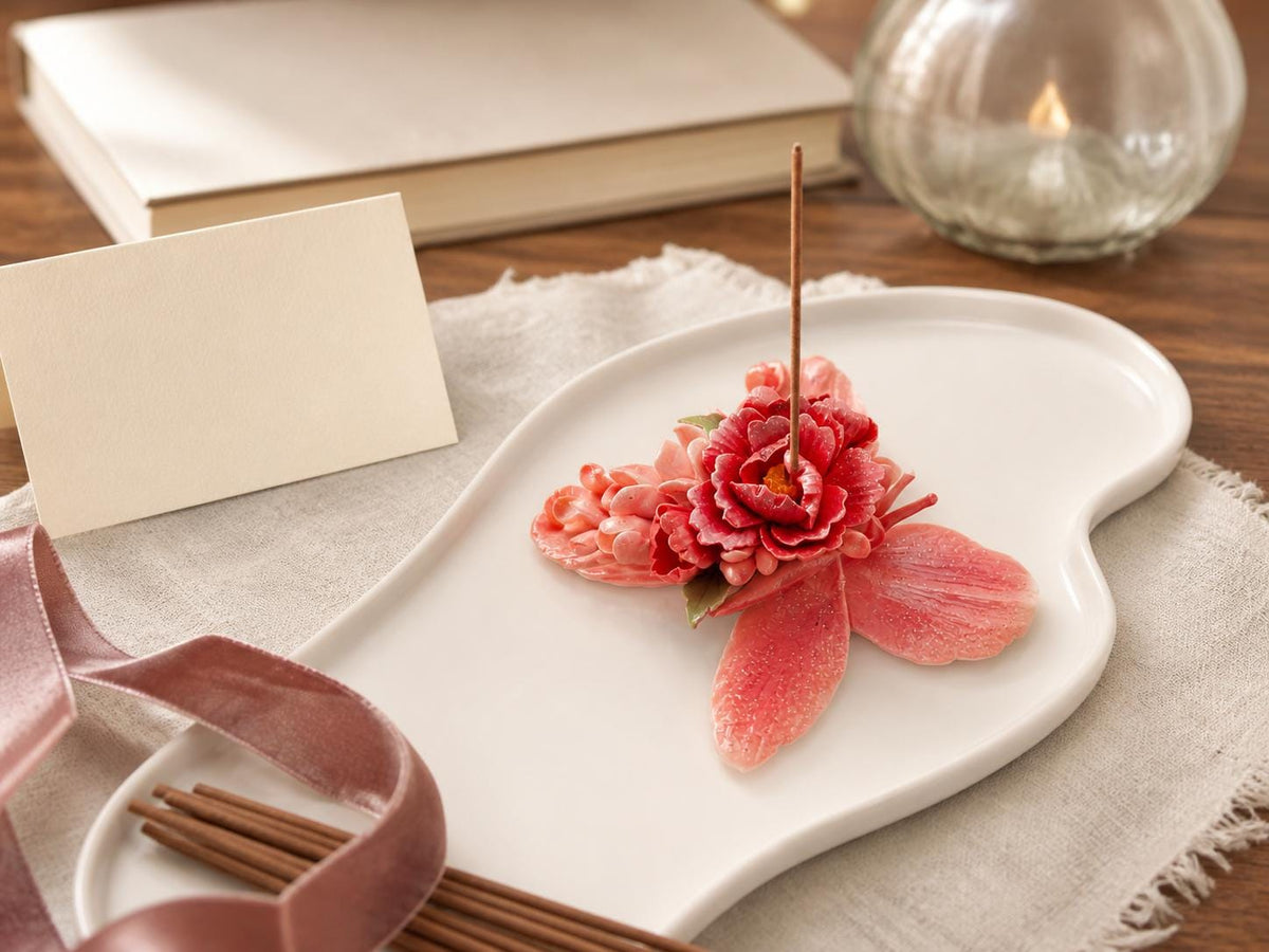 Handmade Butterfly Ceramic Incense Holder product photo 7