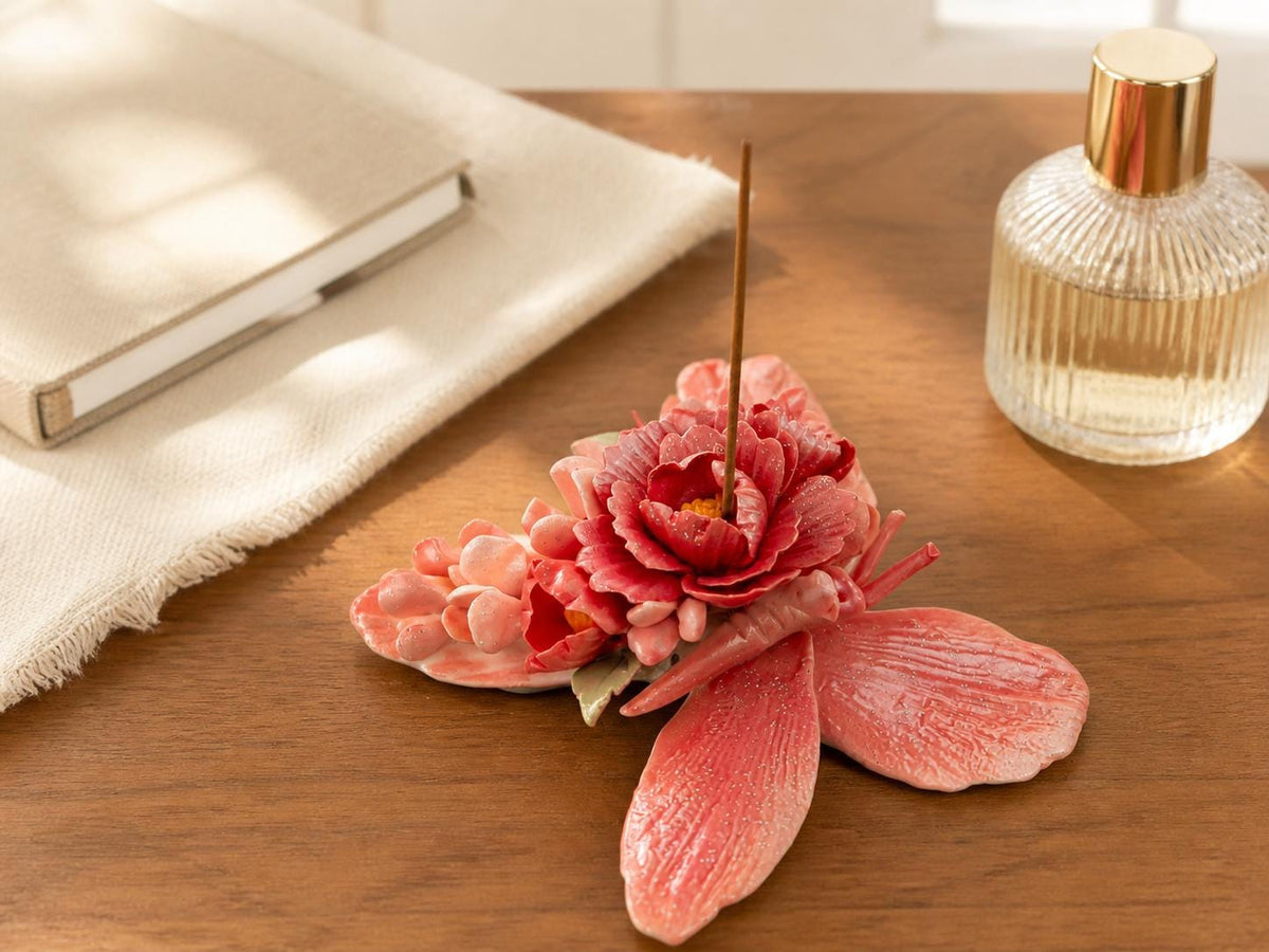 Handmade Butterfly Ceramic Incense Holder product photo 6