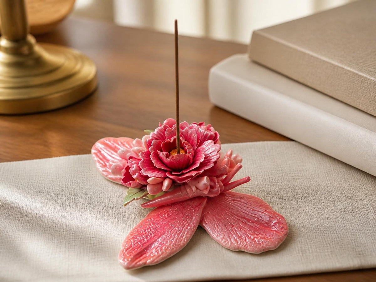 Handmade Butterfly Ceramic Incense Holder product photo 1