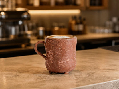 Red Brown Ceramic Coffee Mug product photo 4