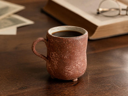 Red Brown Ceramic Coffee Mug product photo 2