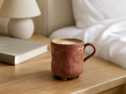Red Brown Ceramic Coffee Mug product photo 6
