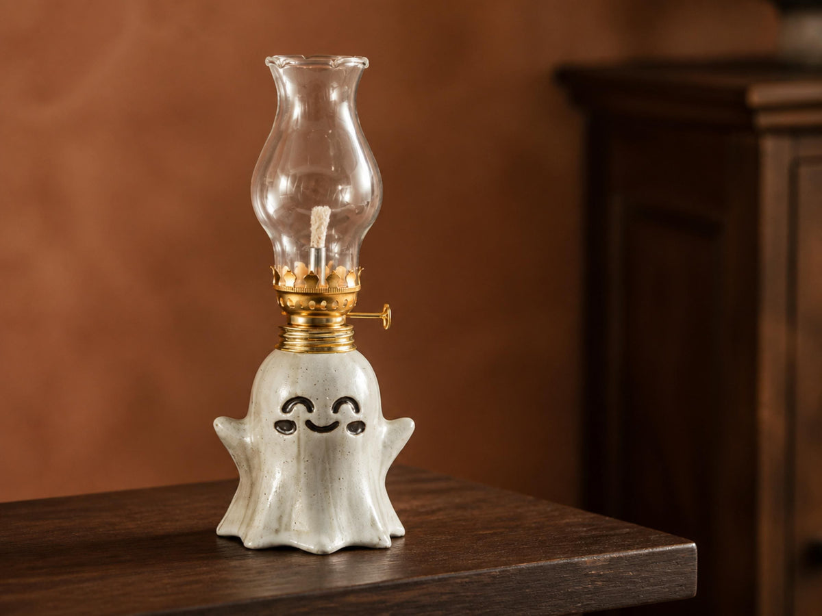 Ivory Ghost Oil Lamp product photo 6