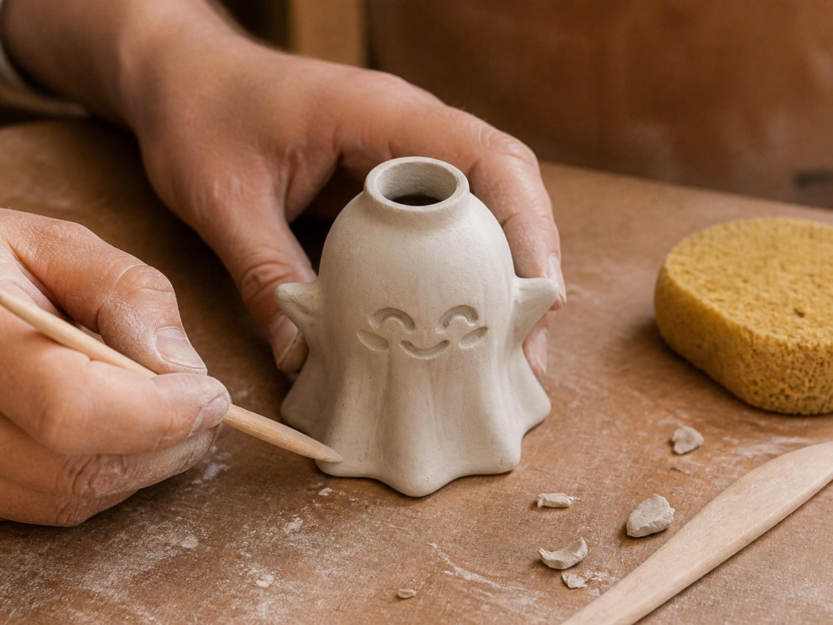 Ivory Ghost Oil Lamp product photo 3