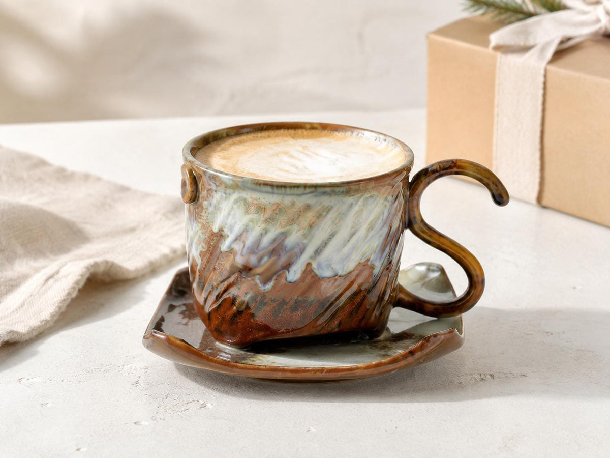 Cat Coffee Cup and Saucer product photo 8