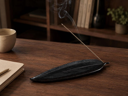 Handmade Ceramic Leaf Incense Holder product photo 7