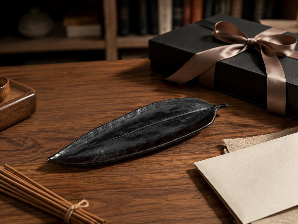 Handmade Ceramic Leaf Incense Holder product photo 8