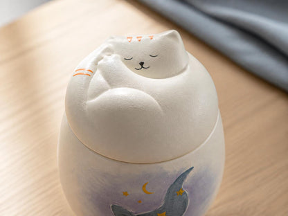 Witch Cat Cat Memorial Urn product photo 5
