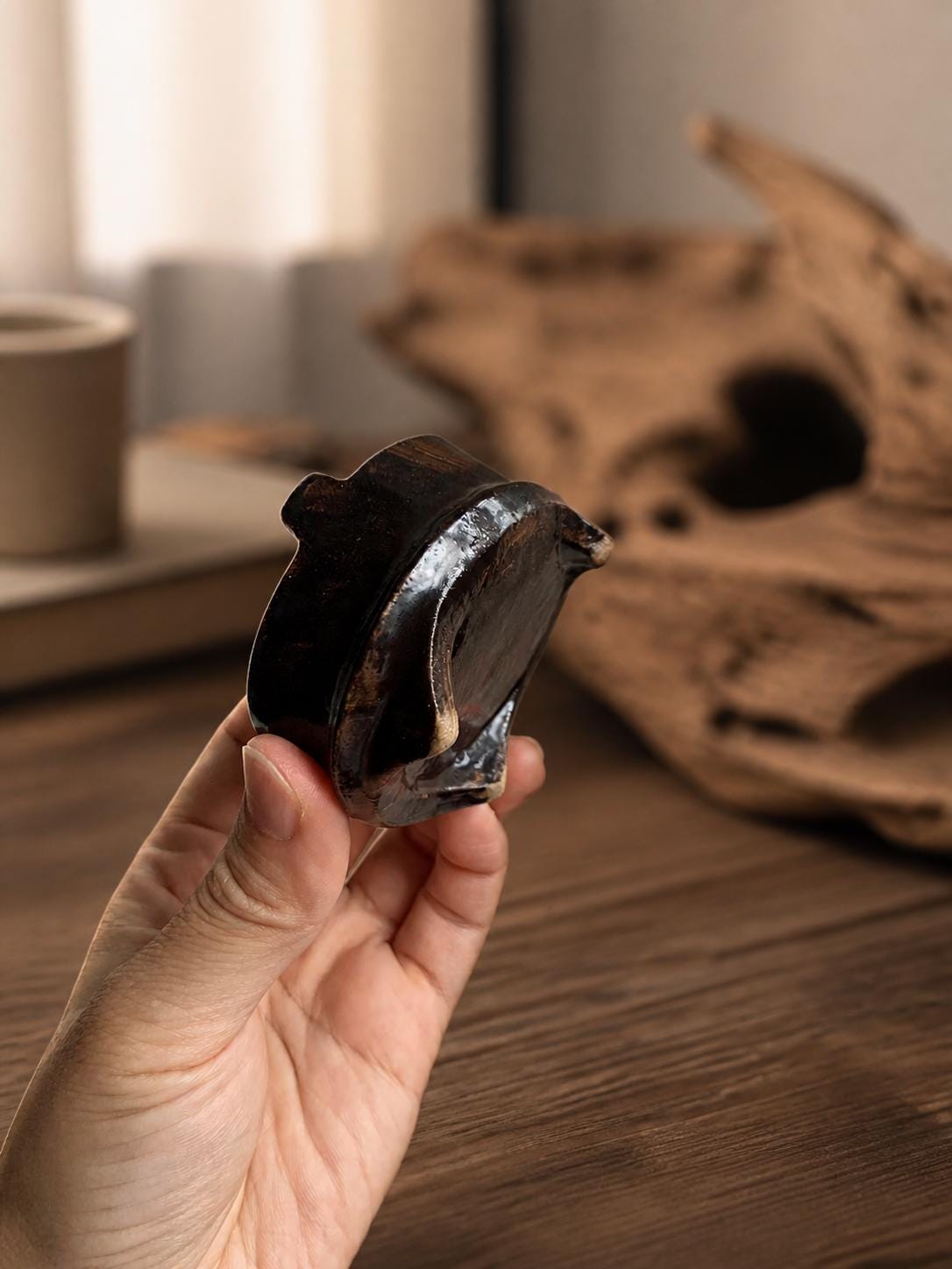 Black Volcano Incense Burner product photo 3