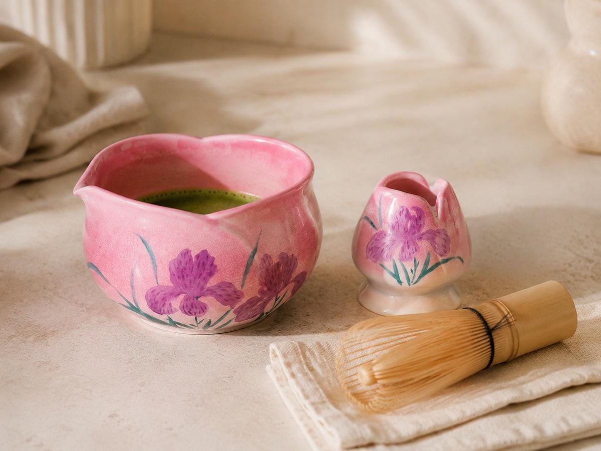 Hand-Painted Matcha Bowl Set product photo 1