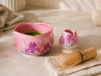Hand-Painted Matcha Bowl Set product photo 1