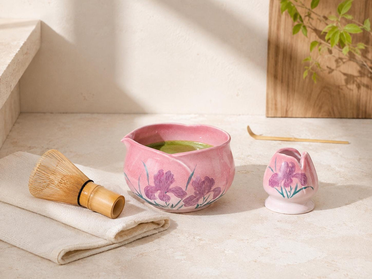Hand-Painted Matcha Bowl Set product photo 5