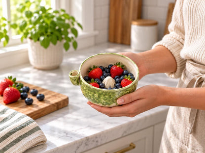 Handmade Ceramic Berry Bowl product photo 4
