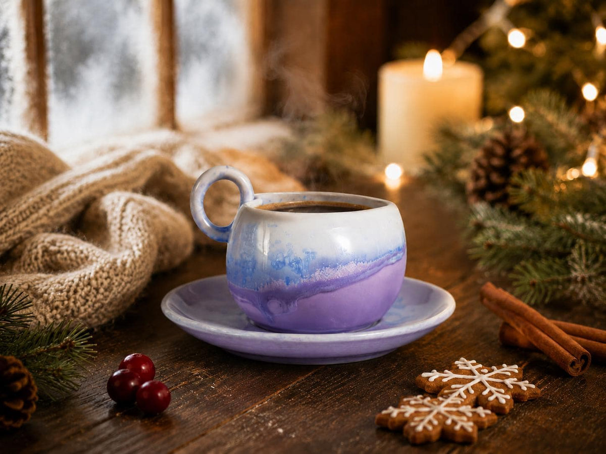 Heart-Shaped Coffee Cup and Saucer product photo 7