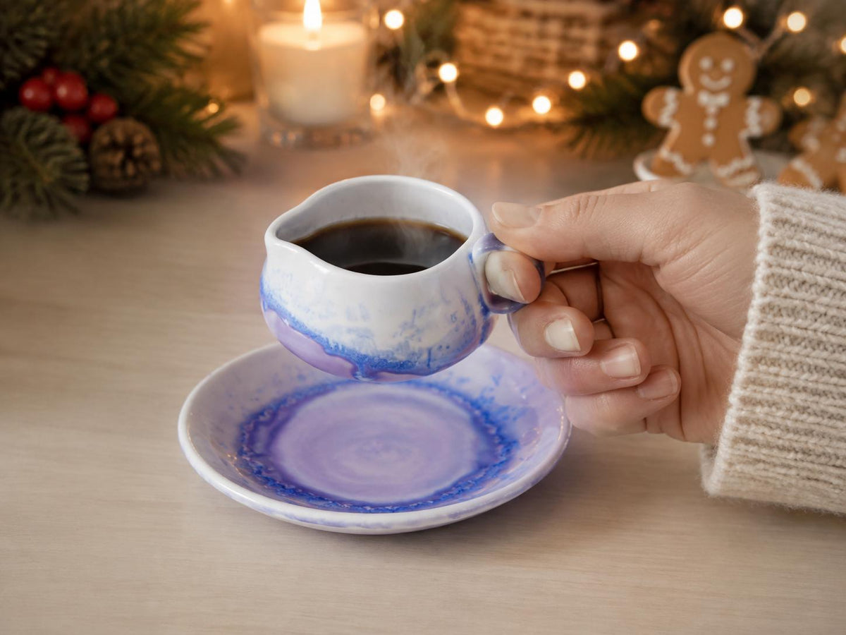 Heart-Shaped Coffee Cup and Saucer product photo 8
