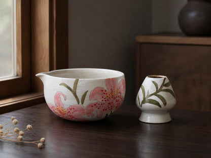 Pink Lily Matcha Bowl Set product photo 4