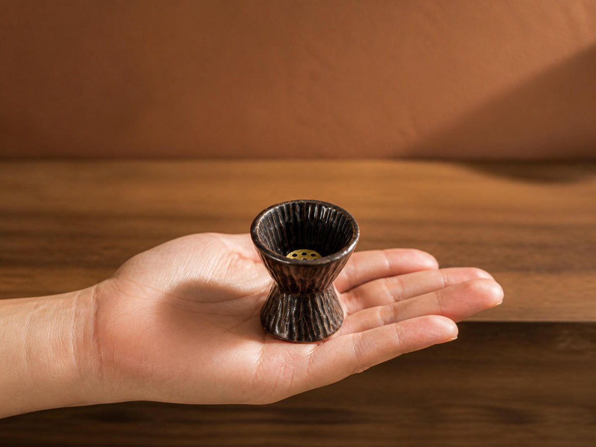 Black Ceramic Incense Burner product photo 3