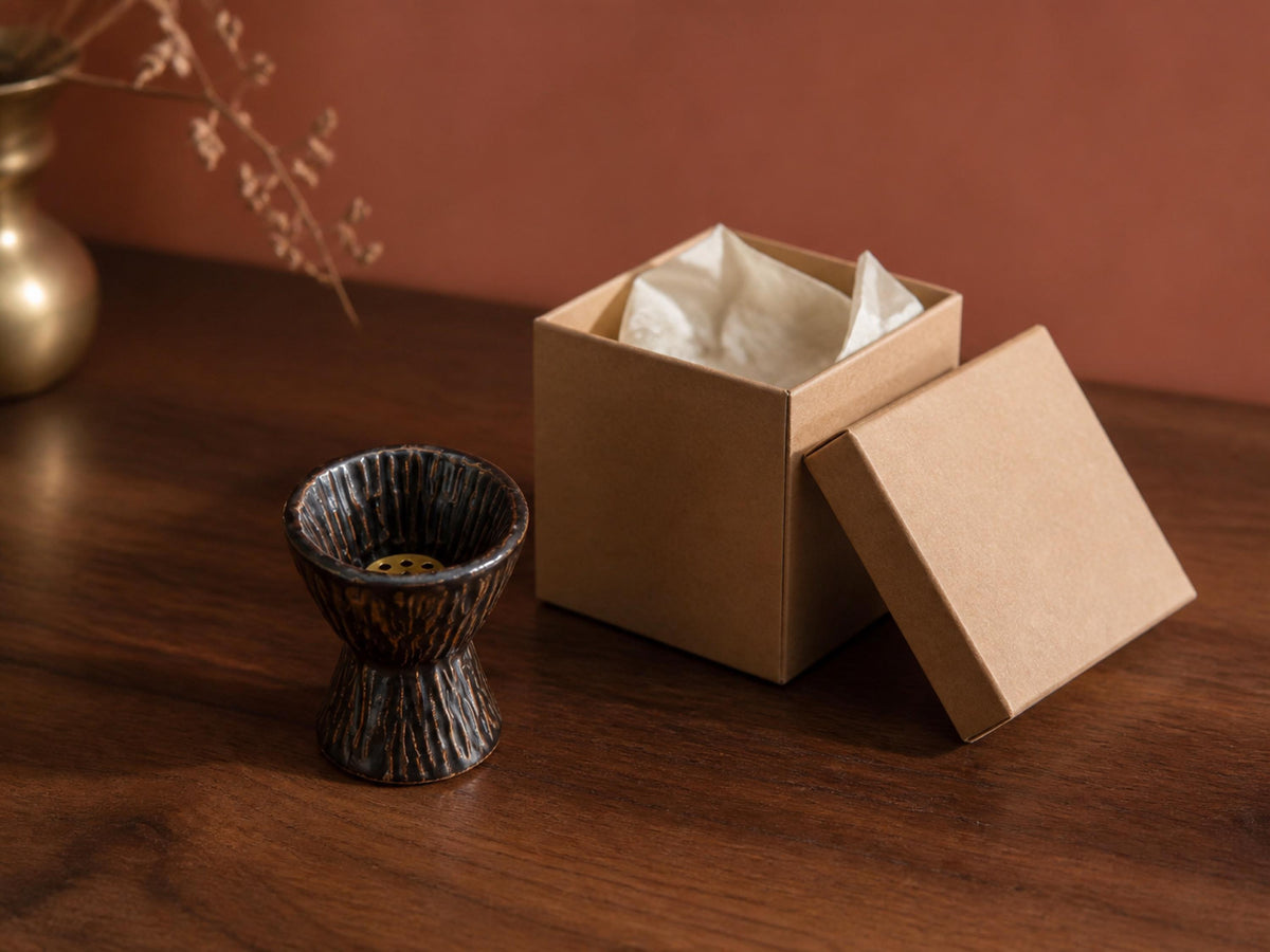 Black Ceramic Incense Burner product photo 8