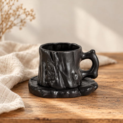 Tree Stump Coffee Cup and Saucer product photo 2