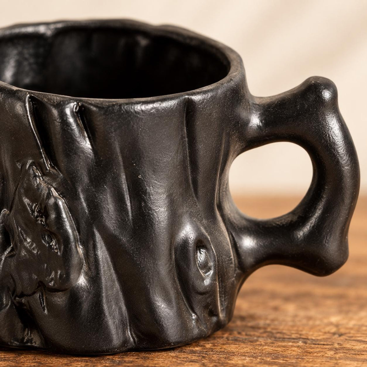 Tree Stump Coffee Cup and Saucer product photo 1
