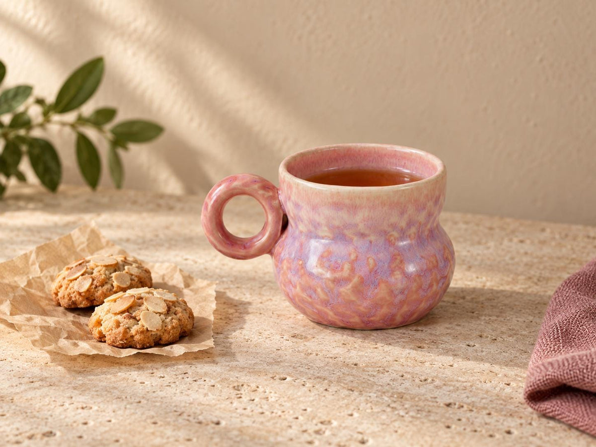 Pink Coral Ceramic Coffee Mug product photo 8