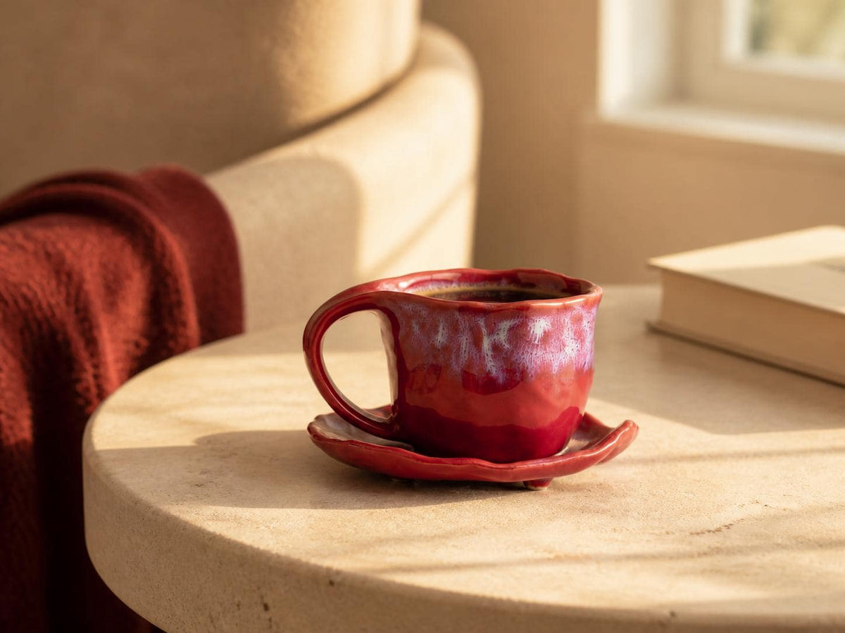 Ceramic Coffee Cup and Saucer product photo 4