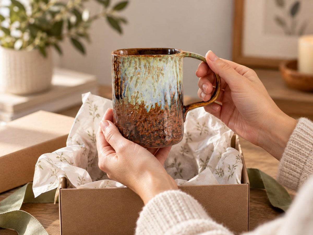 Autumn Rain Ceramic Coffee Mug product photo 7