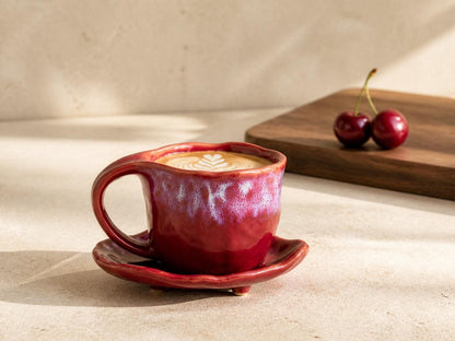Ceramic Coffee Cup and Saucer product photo 1