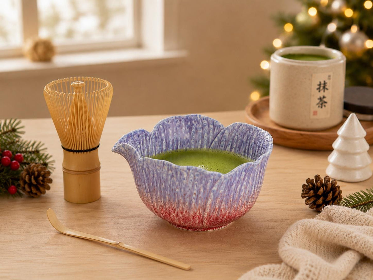 Drip Glaze Matcha Bowl Set product photo 7