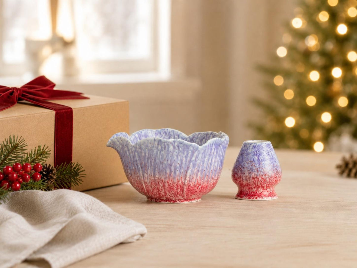 Drip Glaze Matcha Bowl Set product photo 8