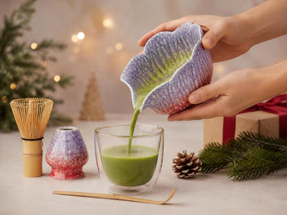 Drip Glaze Matcha Bowl Set product photo 6